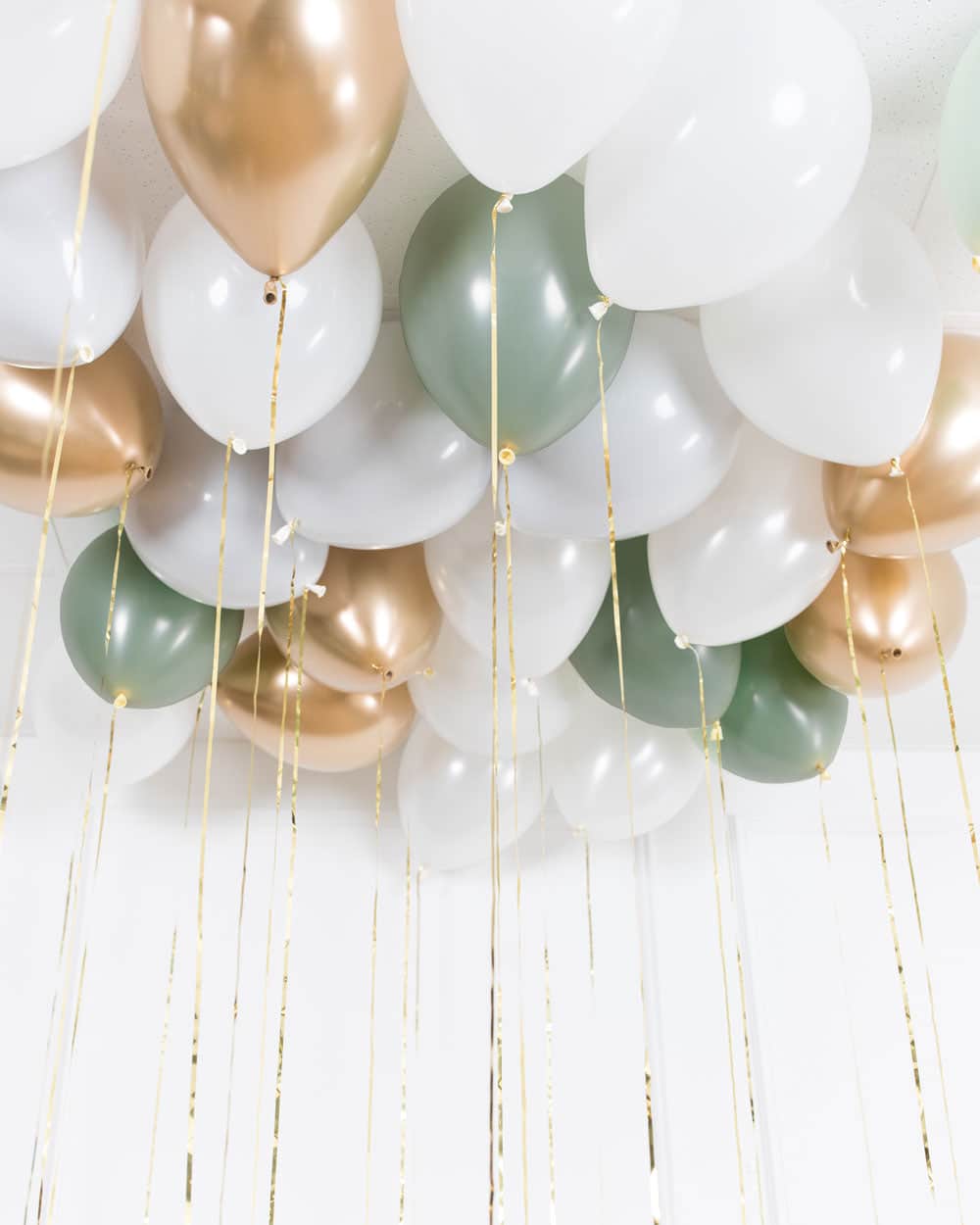 Botanical – 11in Ceiling Balloons – set of 25 | Rental