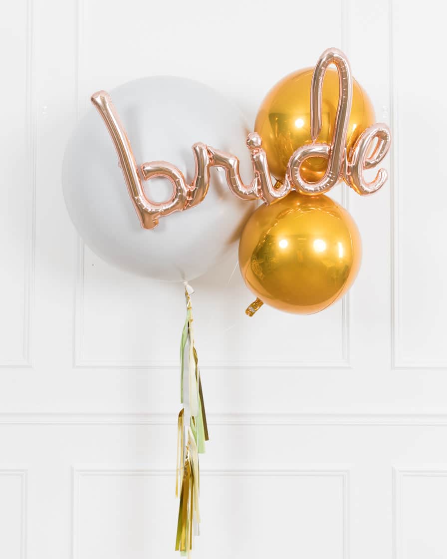 Gilded – Giant Bouquet with Bride Script + Half-Tassel | Purchase