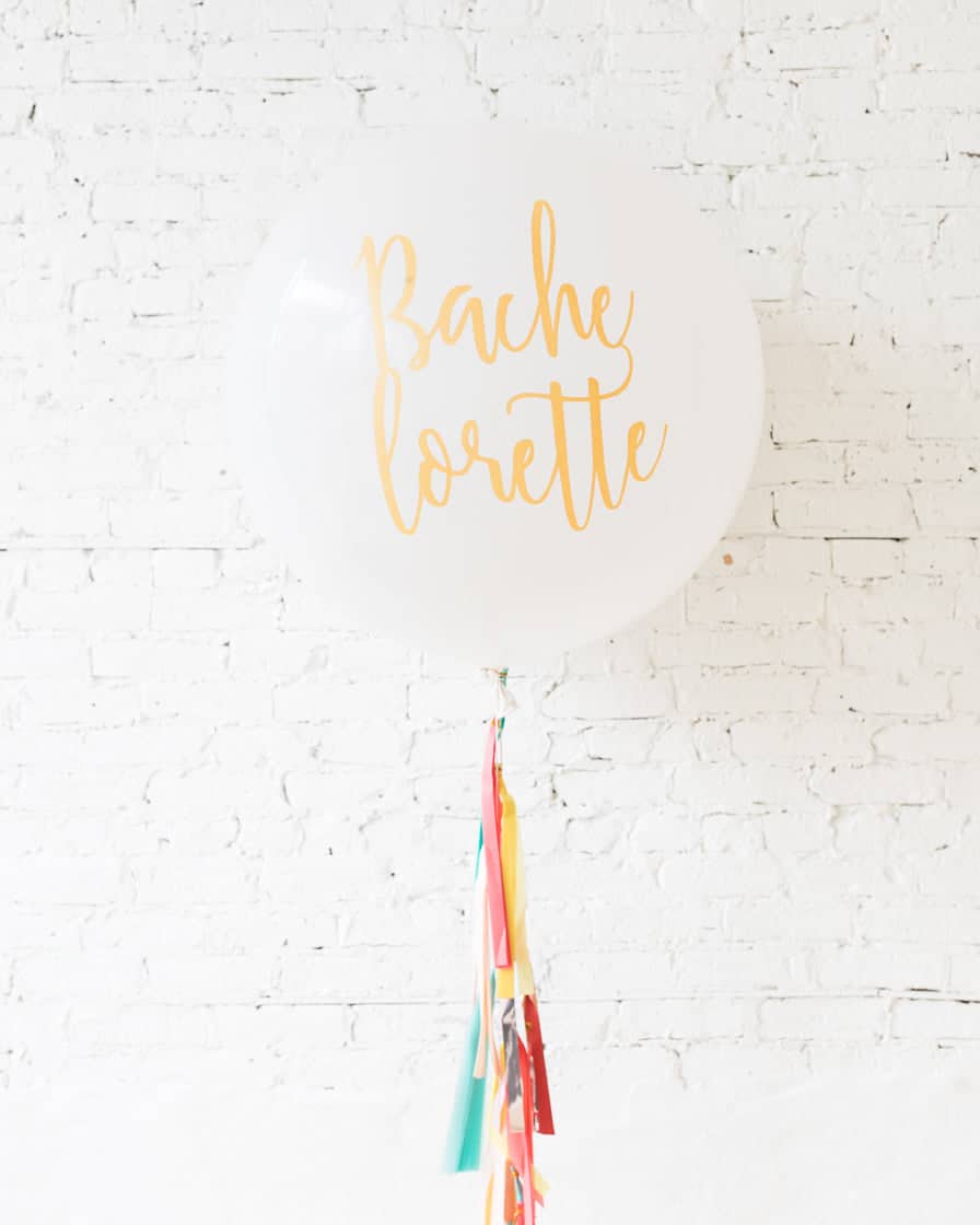 Colorful Bloom – Bachelorette Giant Balloon with Tassel | Purchase