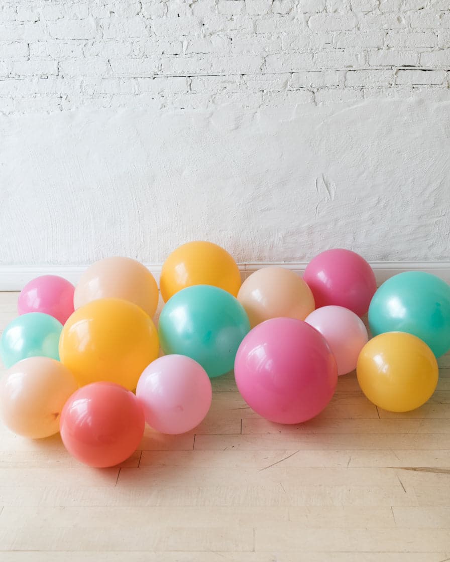 Colorful Bloom – Floor Balloons – 15 counts | Purchase