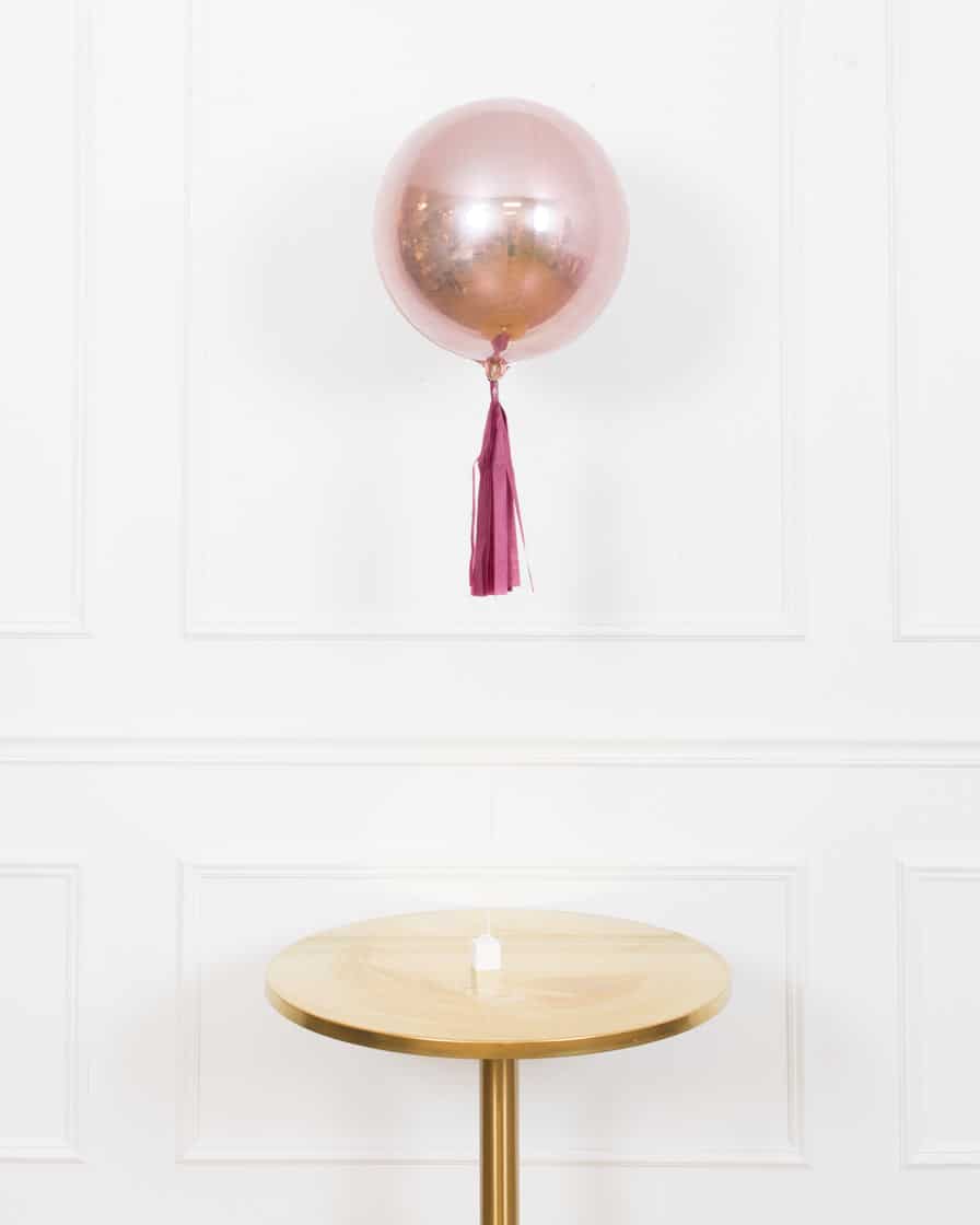 Bridal Office Party – 16in Orb Centerpiece with Skirt | Rental