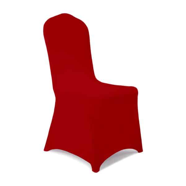 200 GSM Grade A Quality Spandex (Lycra) Banquet & Wedding Chair Cover By Eastern Mills in Red Color | Rental