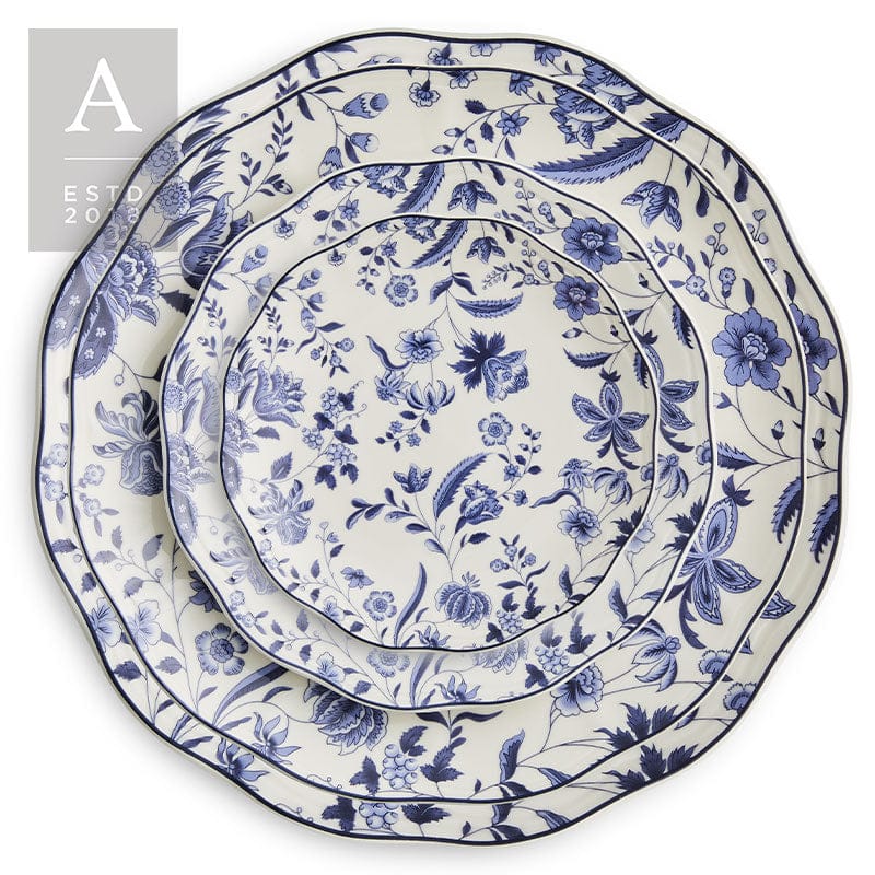 ELEANOR INDIGO DISHWARE – Salad Plate – Full Decor – 8.25″ | Rental ELEANOR INDIGO DISHWARE – Salad Plate – Full Decor – 8.25″ | Rental