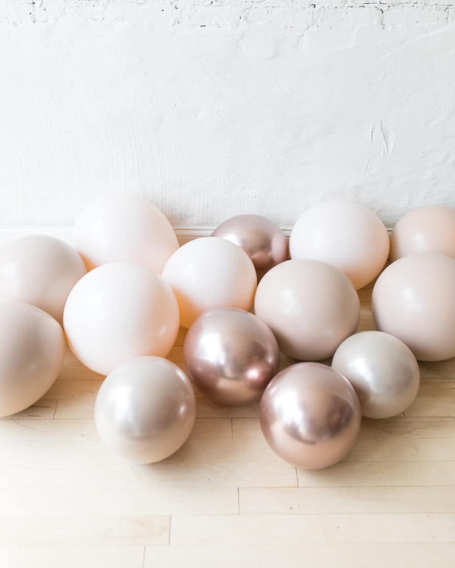 Glam Tan – Floor Balloons – set of 15 | Purchase