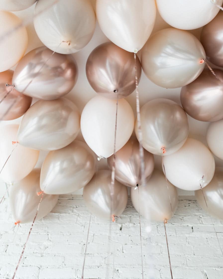 Glam Tan – 11in Ceiling Balloons – set of 25 | Purchase