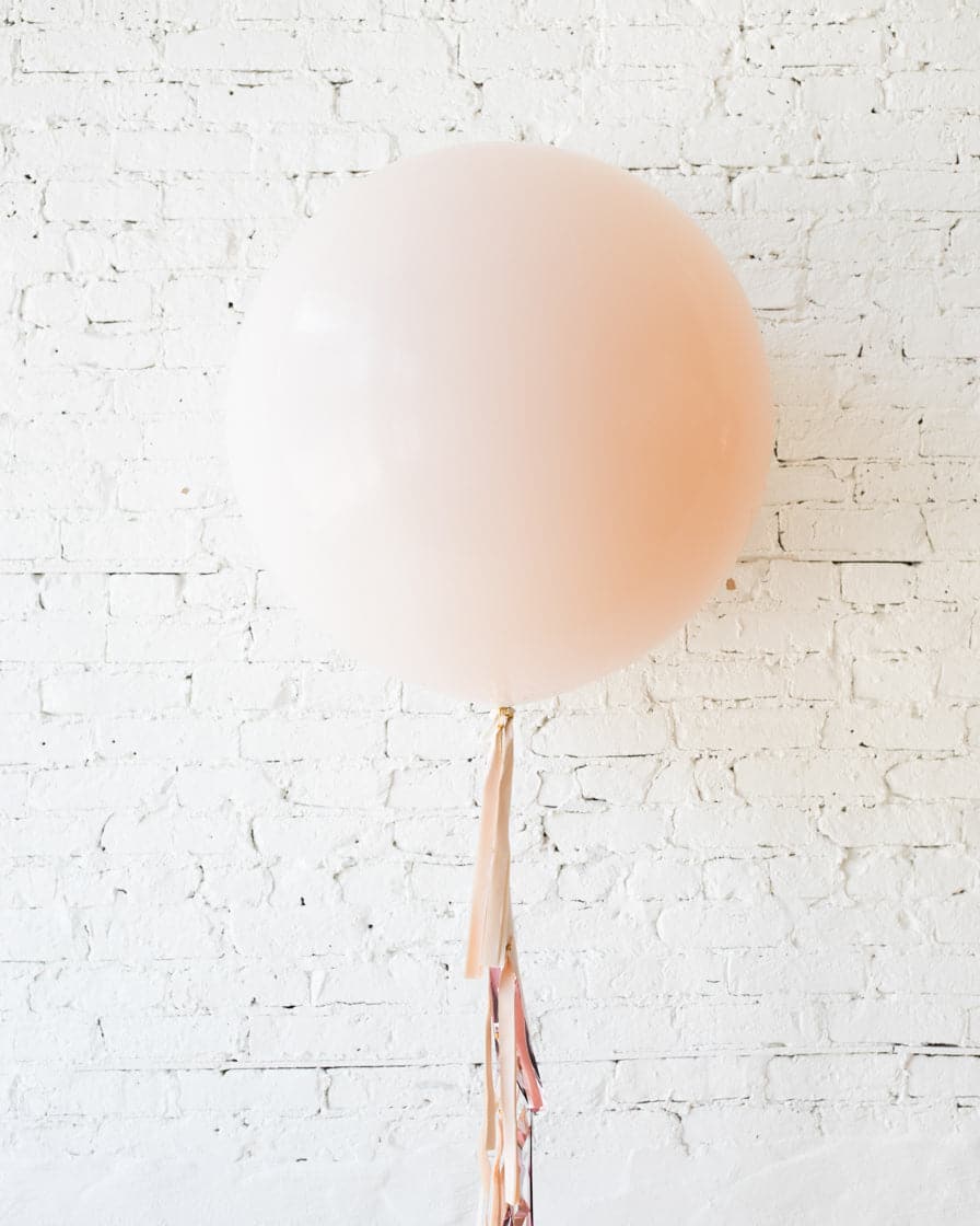 Glam Tan – Giant Balloon with Tassel | Purchase