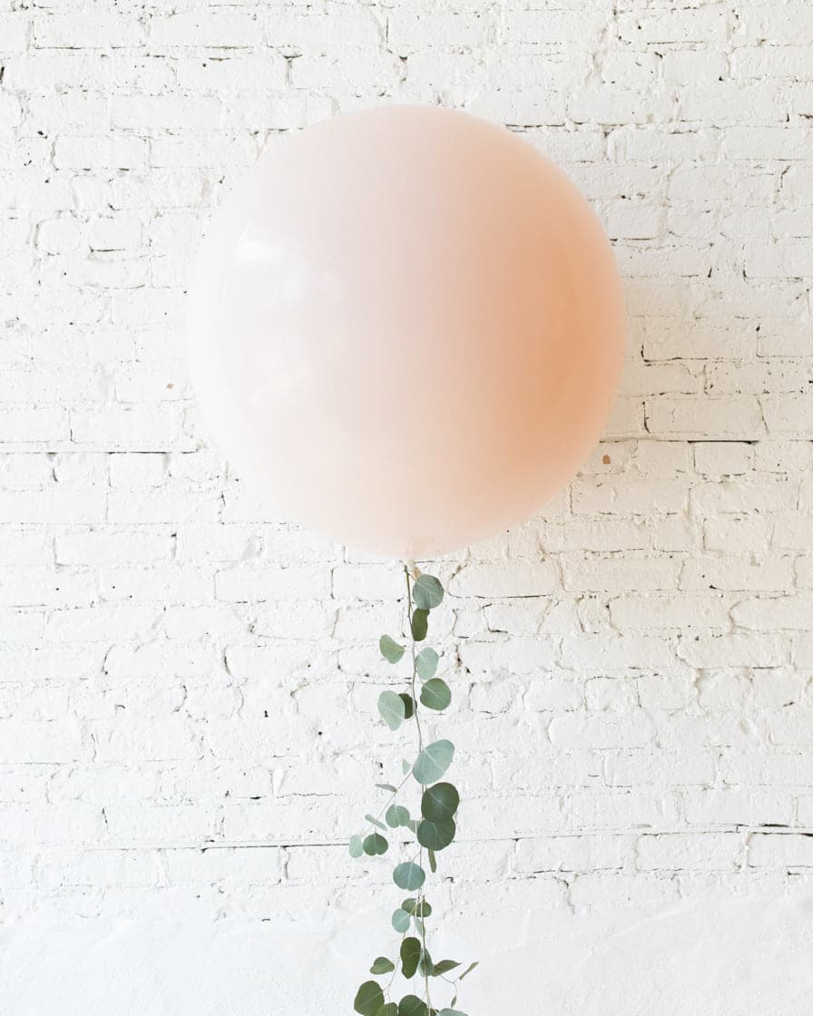 Glam Tan – Giant Balloon with Greenery Tassel | Purchase