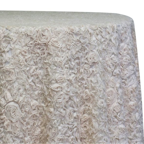 Lush Chiffon Table Linen in Ivory | Rental