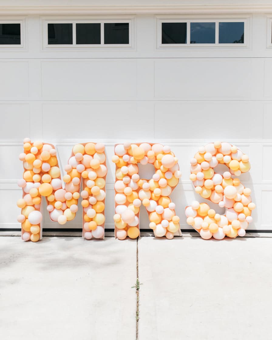 OUTDOOR – Bridal – MRS Mosaic Letters – 4ft | Rental OUTDOOR – Bridal – MRS Mosaic Letters – 4ft | Rental