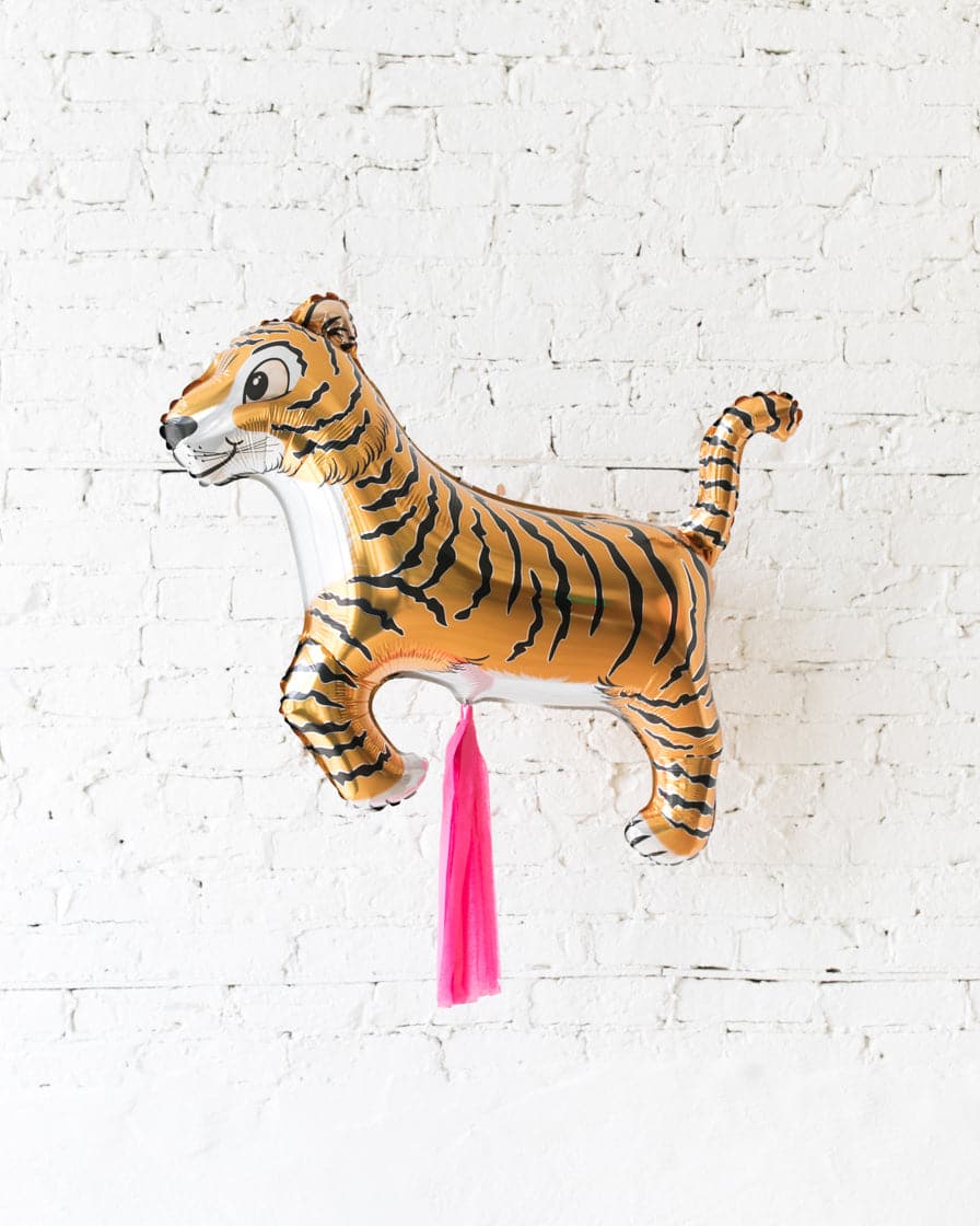 GIFT-41in Tiger Foil Balloon and Bright Pink Skirt | Purchase