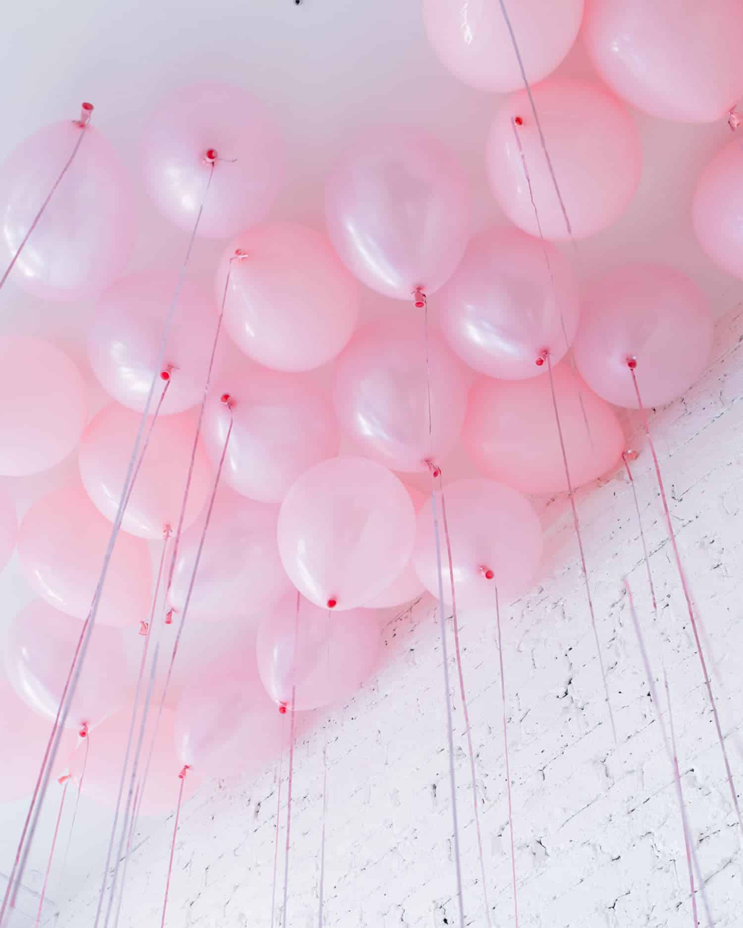 Pink Palette 11in Ceiling Balloons – set of 25 | Rental