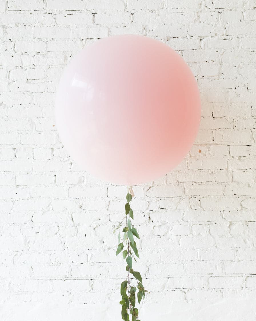 Pink Chic – Giant Balloon with Greenery Tassel | Rental