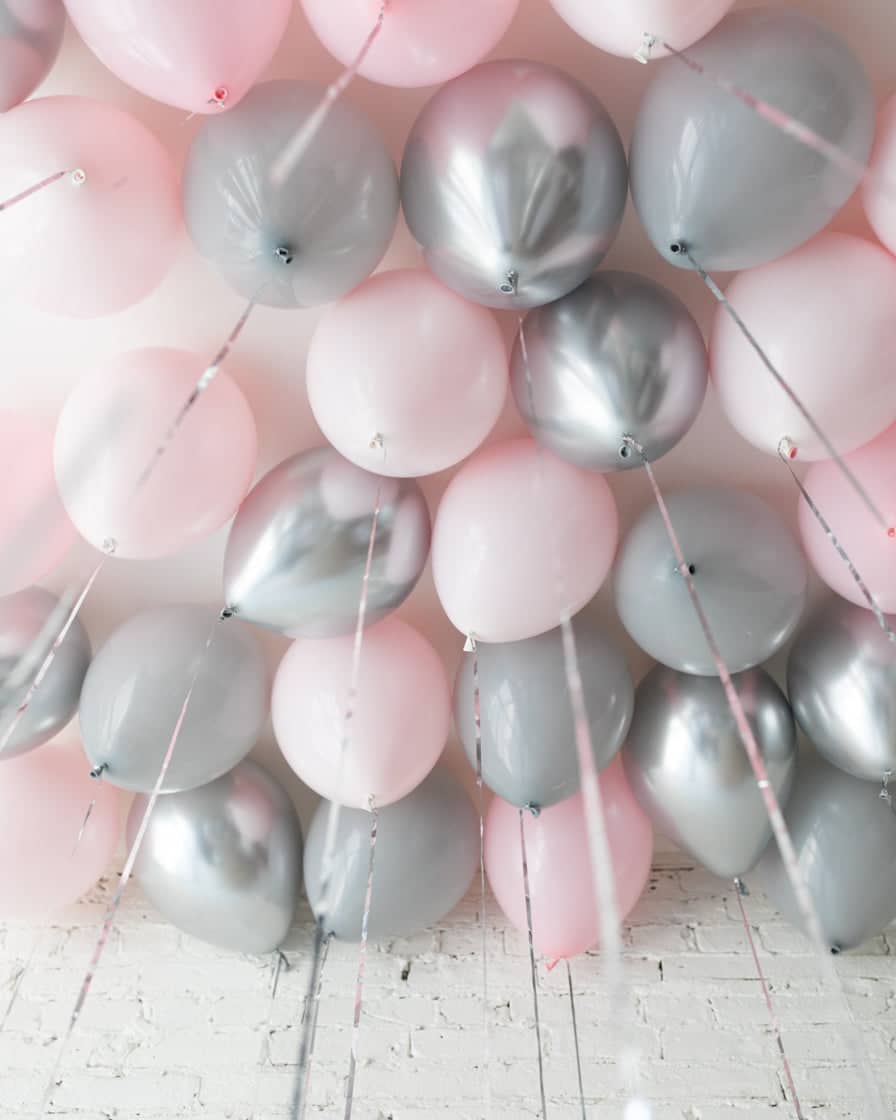 Pink Chic – 11in Ceiling Balloons – set of 25 | Rental