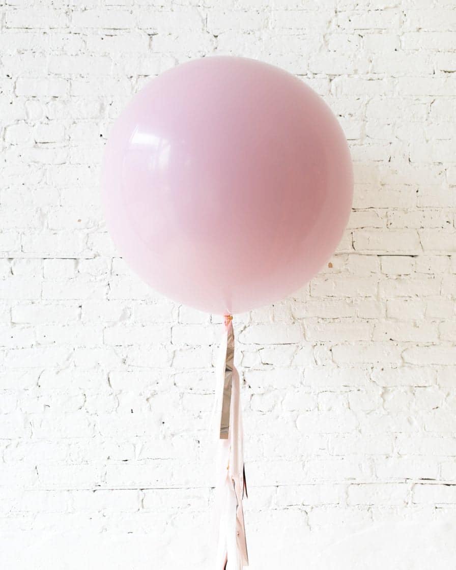 Modern Mauve – Giant Balloon with Tassel | Rental