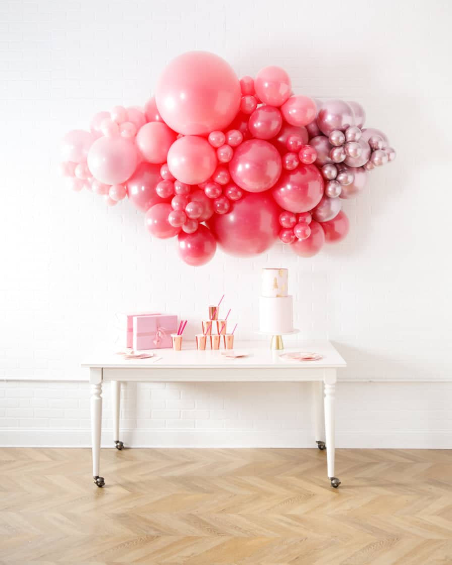 Life In Plastic – Balloon Backdrop Install Piece | Rental