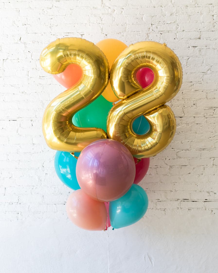 Tropical Time – Foil Number and latex Balloons – 13 balloons | Rental Tropical Time – Foil Number and latex Balloons – 13 balloons | Rental
