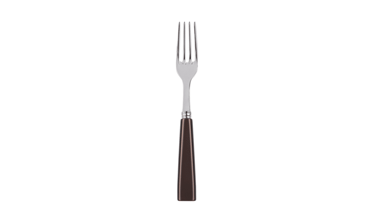 Geometric | Brown Wood | Dinner Fork | Rental