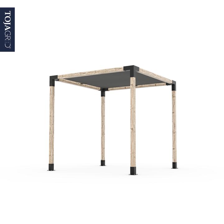 8′ x 8′ Pergola Kit with SHADE SAIL for 4×4 Wood Posts | Rental