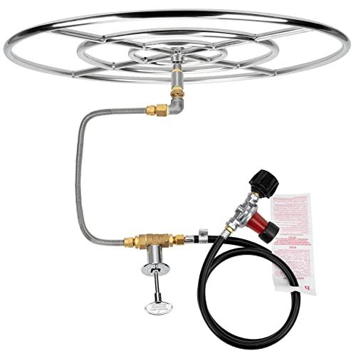 Stanbroil LP Propane Gas Fire Pit Stainless Steel Burner Ring Installation Kit, 30-inch | Rental Stanbroil LP Propane Gas Fire Pit Stainless Steel Burner Ring Installation Kit, 30-inch | Rental