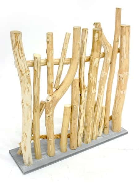 Small Driftwood Fence Section | Rental