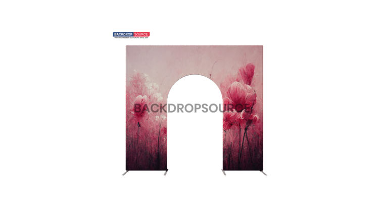 Red Half Arch Backdrop | Rental Red Half Arch Backdrop | Rental