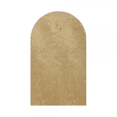 Chiara Arch Wall Panel – Wood (48″H x 34″W) | Rental