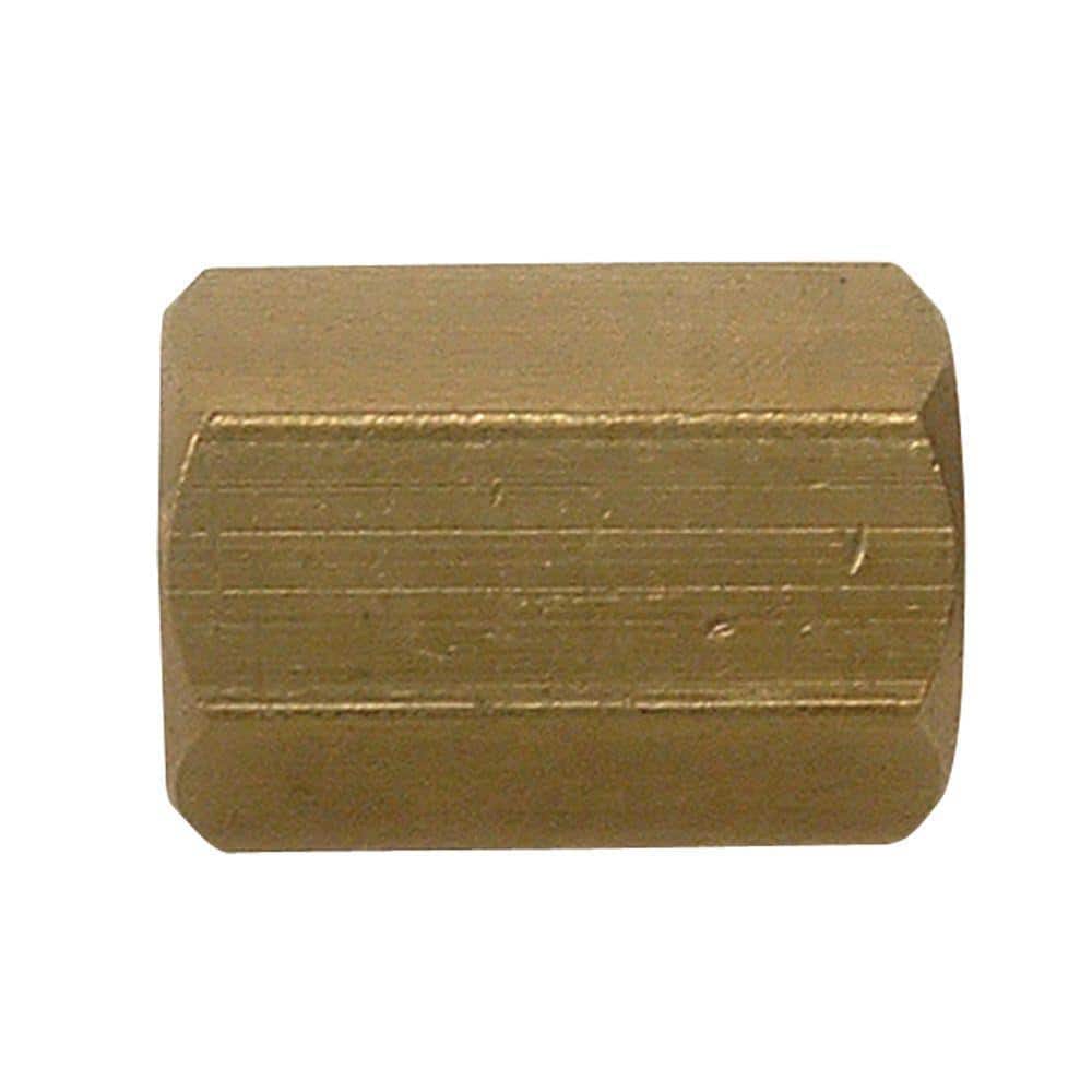 Everbilt — 3/4 in. FIP Brass Coupling Fitting | Rental Everbilt — 3/4 in. FIP Brass Coupling Fitting | Rental
