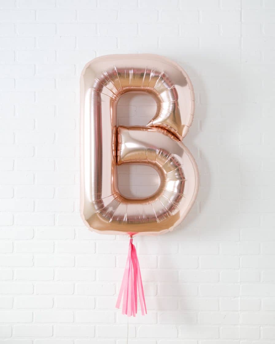 Life In Plastic – 34in individual Foil Letter with Skirt | Rental
