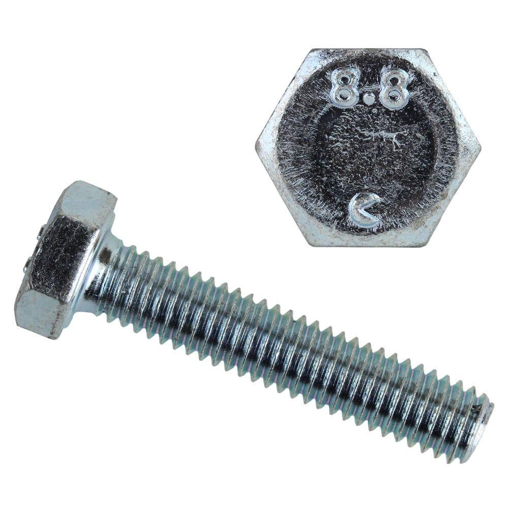 Everbilt — M8-1.25 x 12 mm Class 8.8 Zinc Plated Hex Bolt | Rental Everbilt — M8-1.25 x 12 mm Class 8.8 Zinc Plated Hex Bolt | Rental