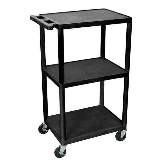 Audiovideo Three Shelf Cart | Rental