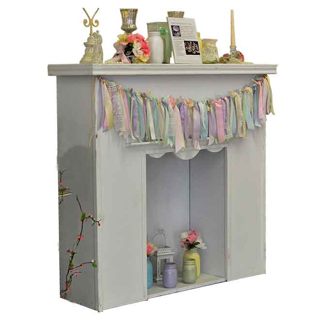 Vintage Look Fireplace | Rental Vintage Look Fireplace | Rental