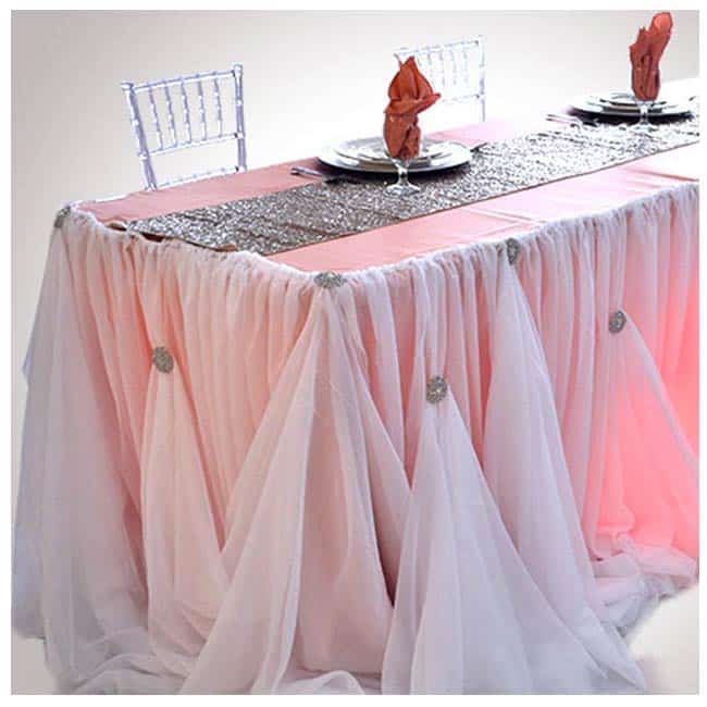 Cinderella Table Skirt | Rental