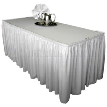 9ft Long Poly Premier Table Cover / Topper – 40 Inches Wide | Rental