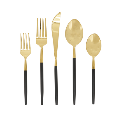 SP129 Two-Tone Flatware – Set Of 5 | Rental SP129 Two-Tone Flatware – Set Of 5 | Rental