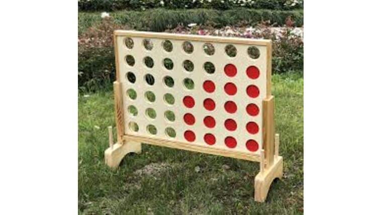 Giant Wood Connect 4 Game | Rental Giant Wood Connect 4 Game | Rental
