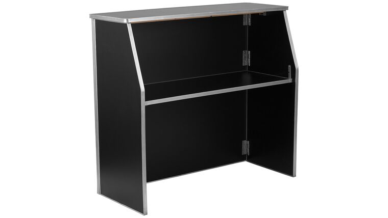 4′ Folding Bar – Black | Rental 4′ Folding Bar – Black | Rental