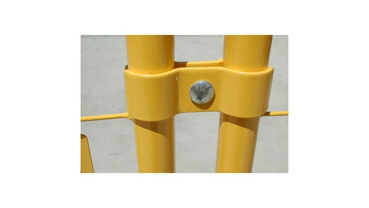 Yellow Perimeter Patrol Panel Clamps