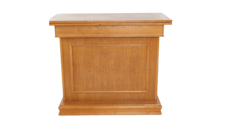 4′ Walnut Wood Bar | Rental