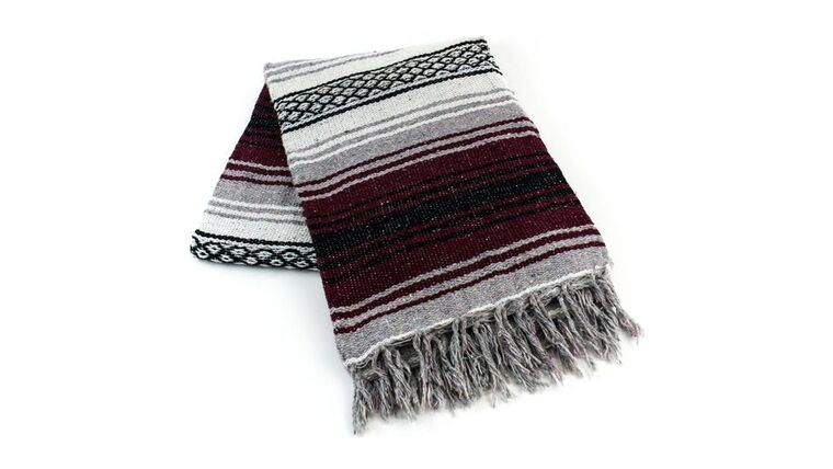Mexican Blanket – Burgundy | Rental