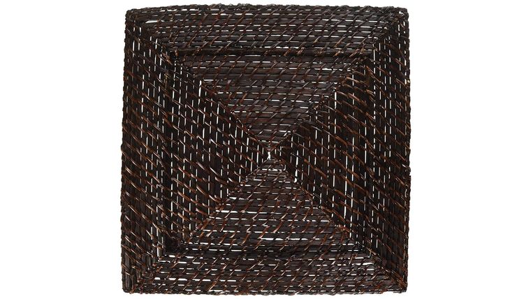 Rattan – Dark Brown Square Rattan Charger Plate | Rental Rattan – Dark Brown Square Rattan Charger Plate | Rental
