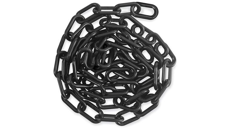 25' Black Plastic Stanchion Chain | Rental