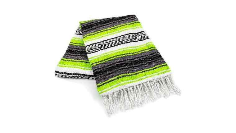 Mexican Blanket – Lime Green | Rental Mexican Blanket – Lime Green | Rental