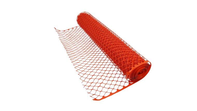 4' x 100' Orange Mesh Snow Fence | Rental