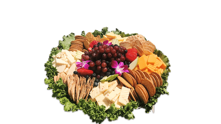 Assorted Meat and Cheese Platter With Dinner Rolls (Medium - Serves 25) | Purchase