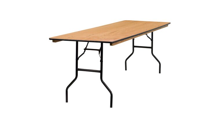 Banquet Table | Wood | 8' x 30" | Rental