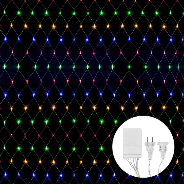 Decostar™ LED Net Lights 800LED Lights 20' x 10' - Multicolor