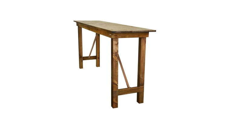Farm Table | 8′ x 24″ | Rustic Pine | Rental