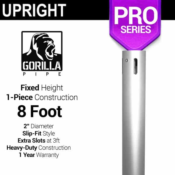 Pro Series - 8ft Fixed 2" Upright