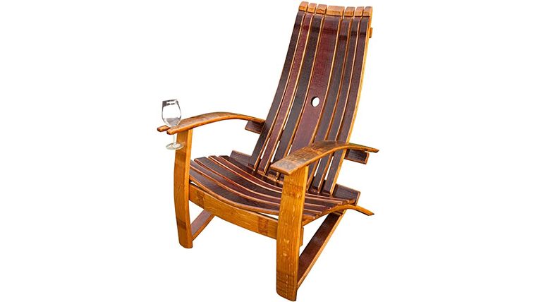 Adirondack Chair | Wood | Wine Barrel | Rental