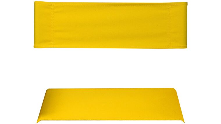 Directors Chair Canvas - Top & Bottom - Yellow | Rental
